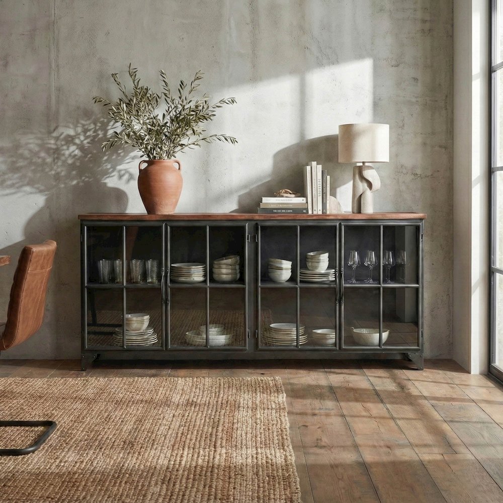 Tradition 4 Door Sideboard. Picture 2