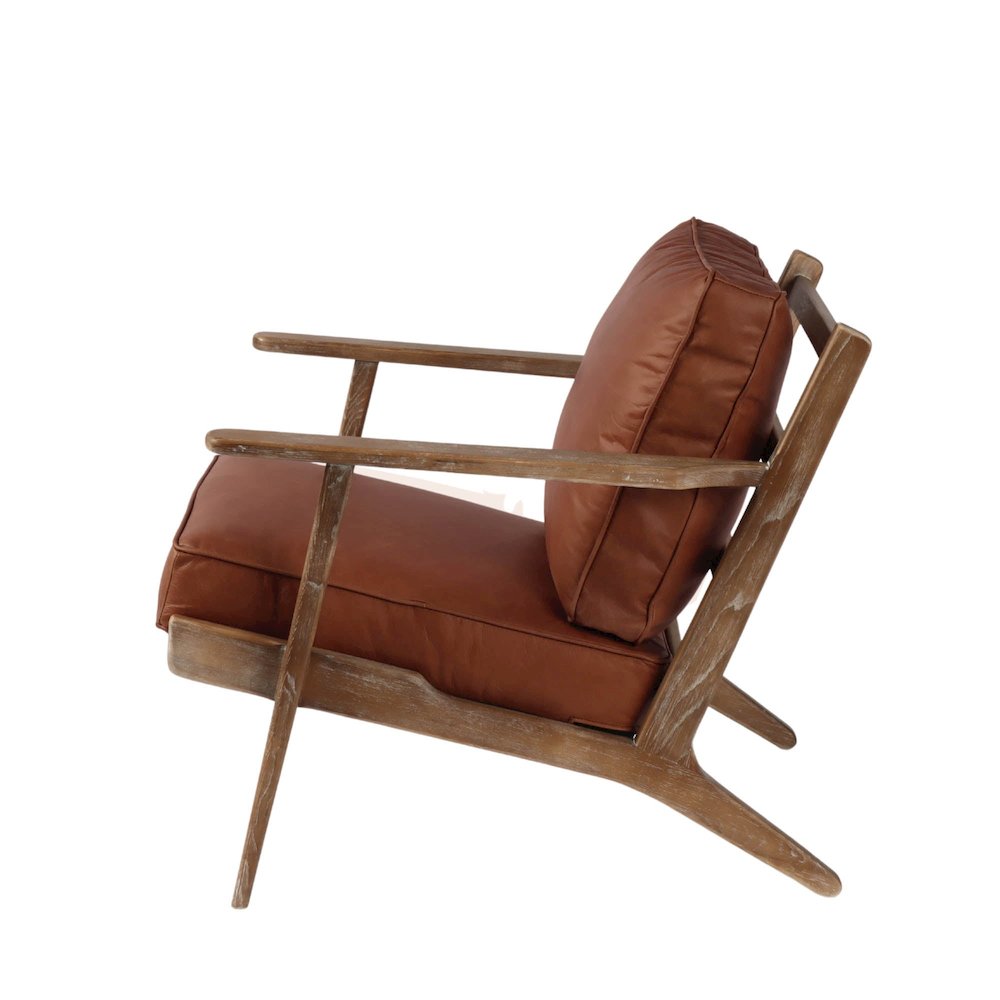 Junior Arm Chair - Saddle Brown. Picture 6