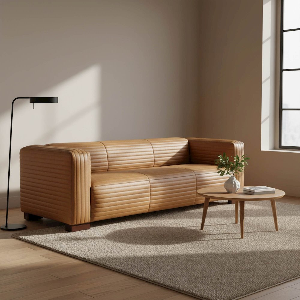 Strata Sofa - Latte. Picture 2
