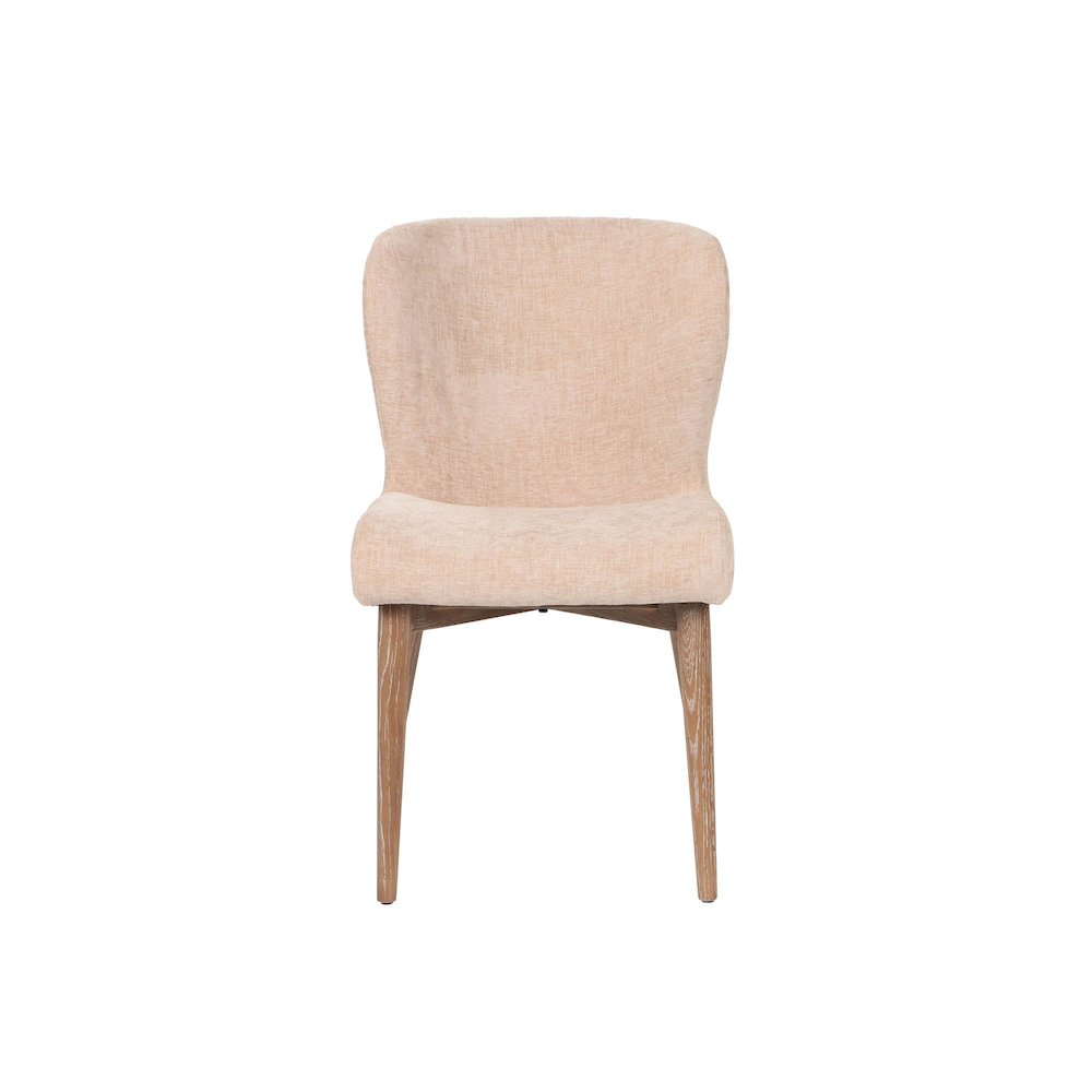 Uffizi Dining Chair - Champagne Chenille. Picture 3