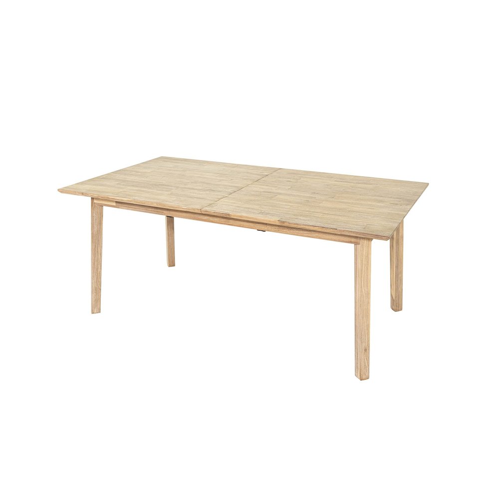 Gia Extension Dining Table 71/102" - Light Driftwood. Picture 1