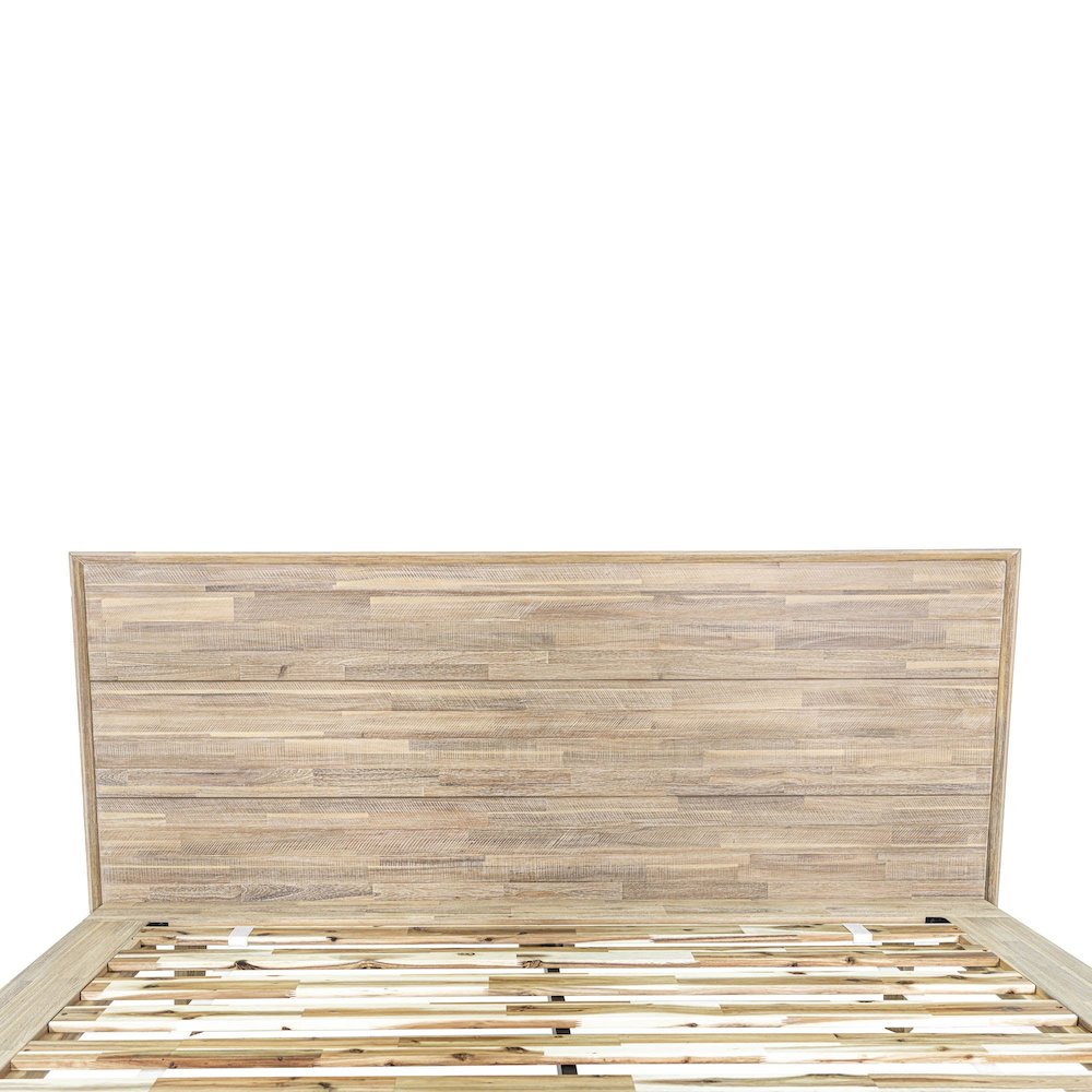 Gia King Bed - Light Driftwood. Picture 8