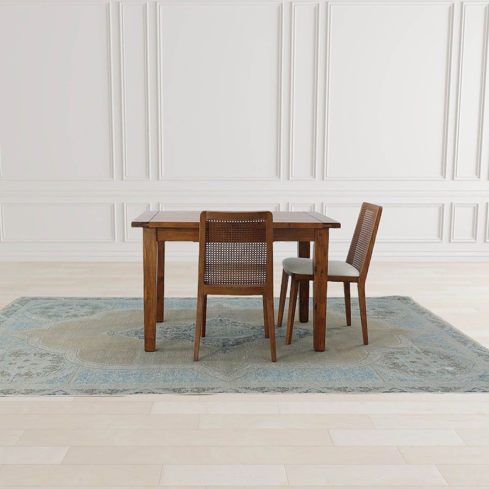 Irish Coast Small Extension Dining Table (47"/62") - African Dusk. Picture 9