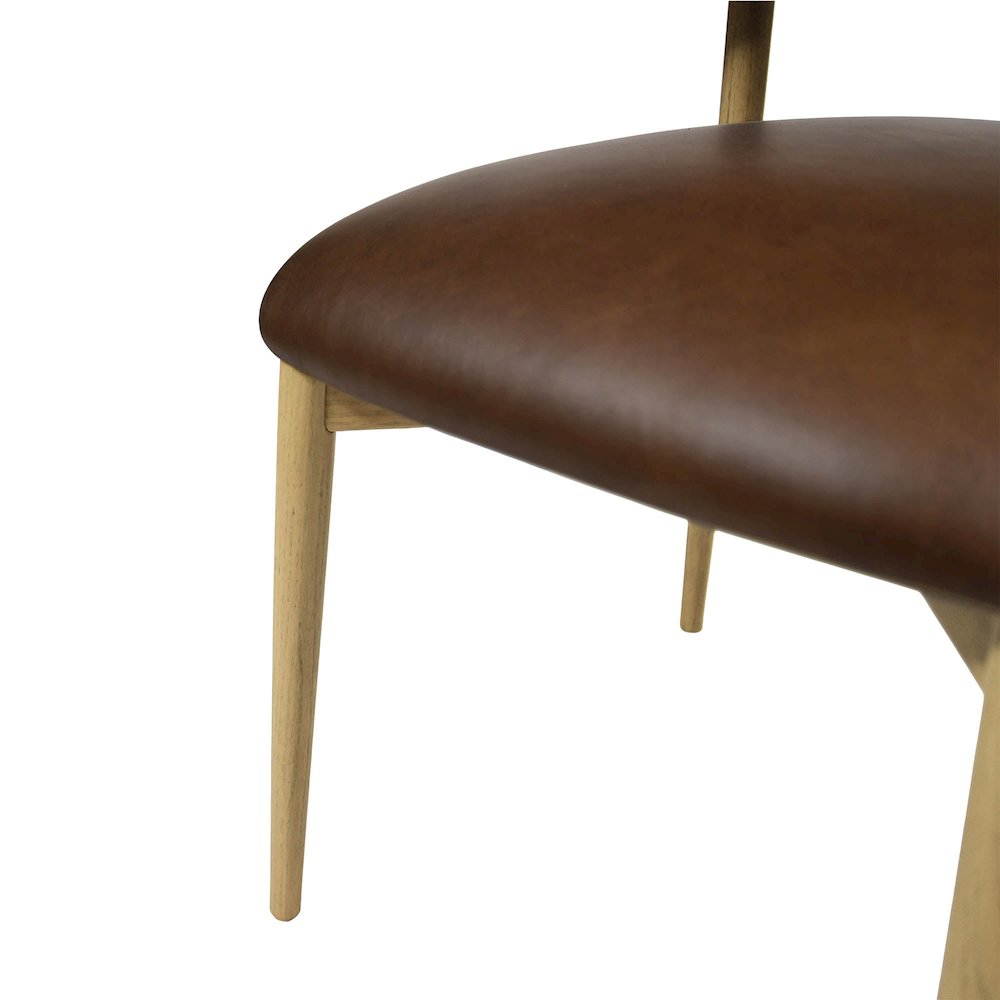 Milo Dining Chair - Mocha. Picture 9