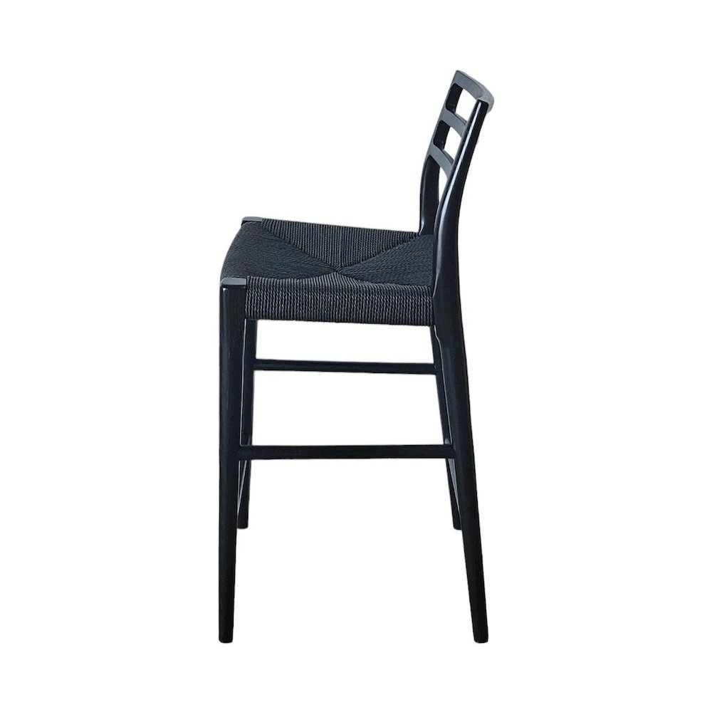 Java Bar Stool with 28" Seat Height - Black. Picture 9