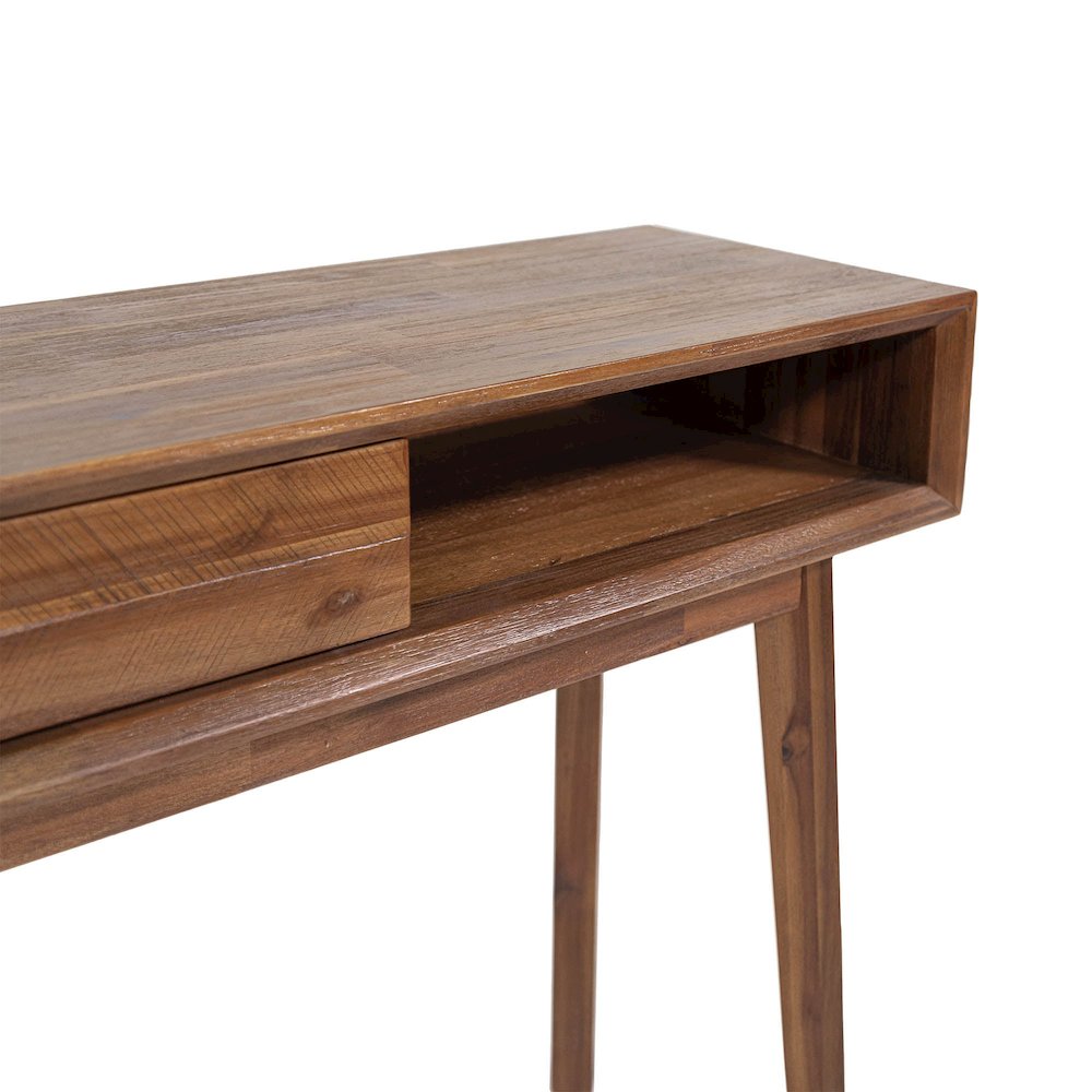 Gia Console Table - Warm Pecan. Picture 10