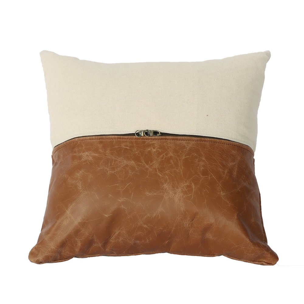 Two Tone Decorative Pillow. Picture 1