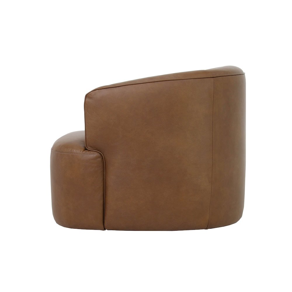 Fireside Swivel Club Chair - Antique Sienna. Picture 5