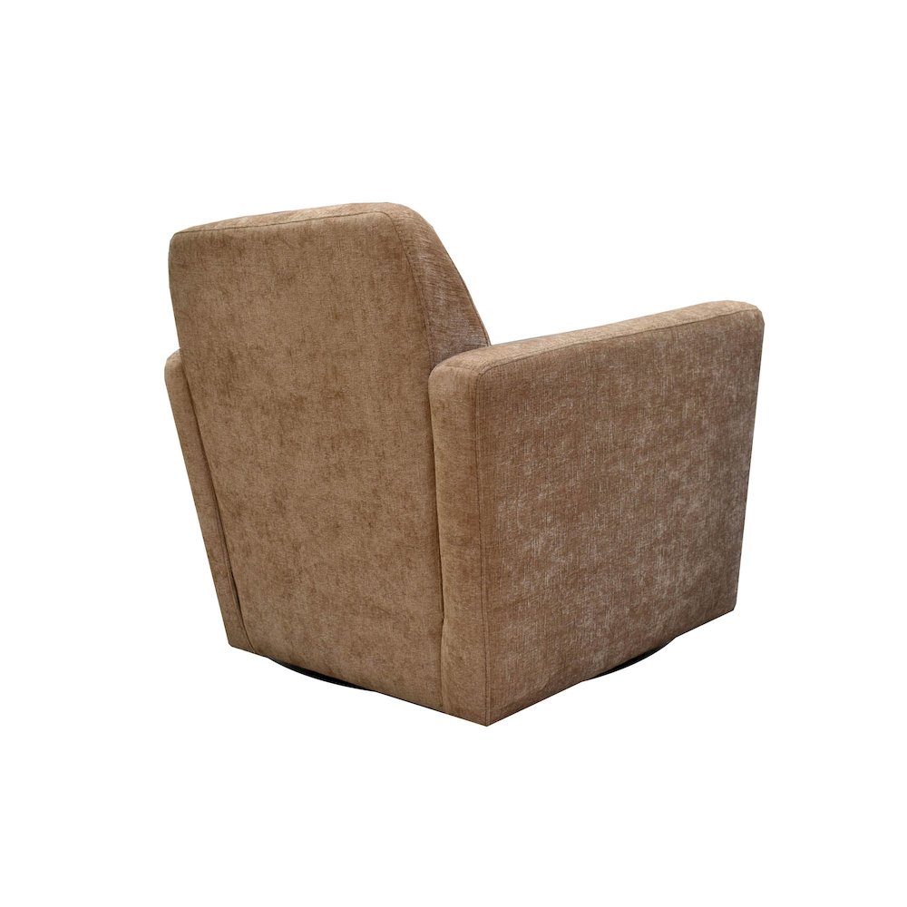 Cooper Swivel Club Chair - Latte Chenille. Picture 6