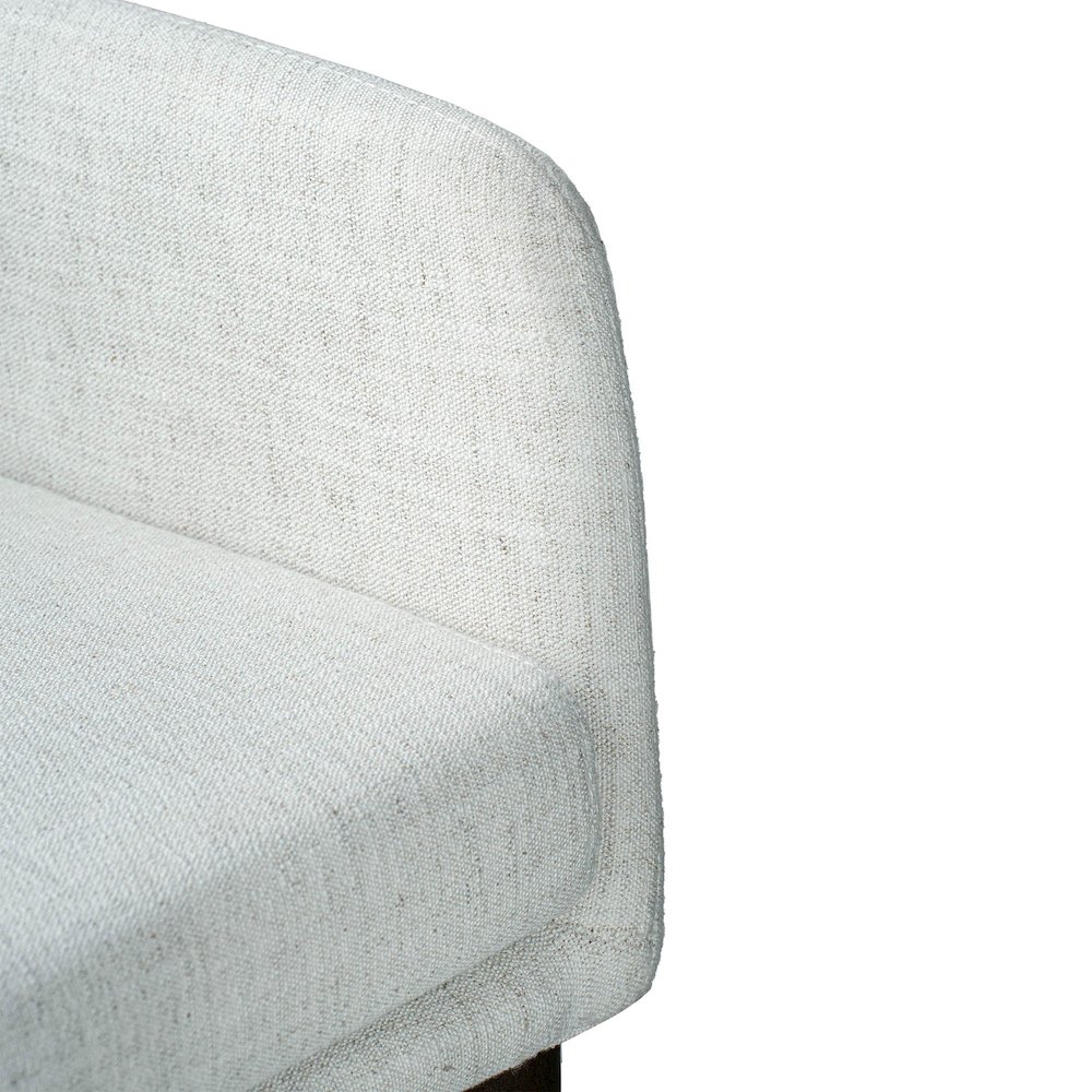 Fritz Arm Dining Chair - Ivory. Picture 5