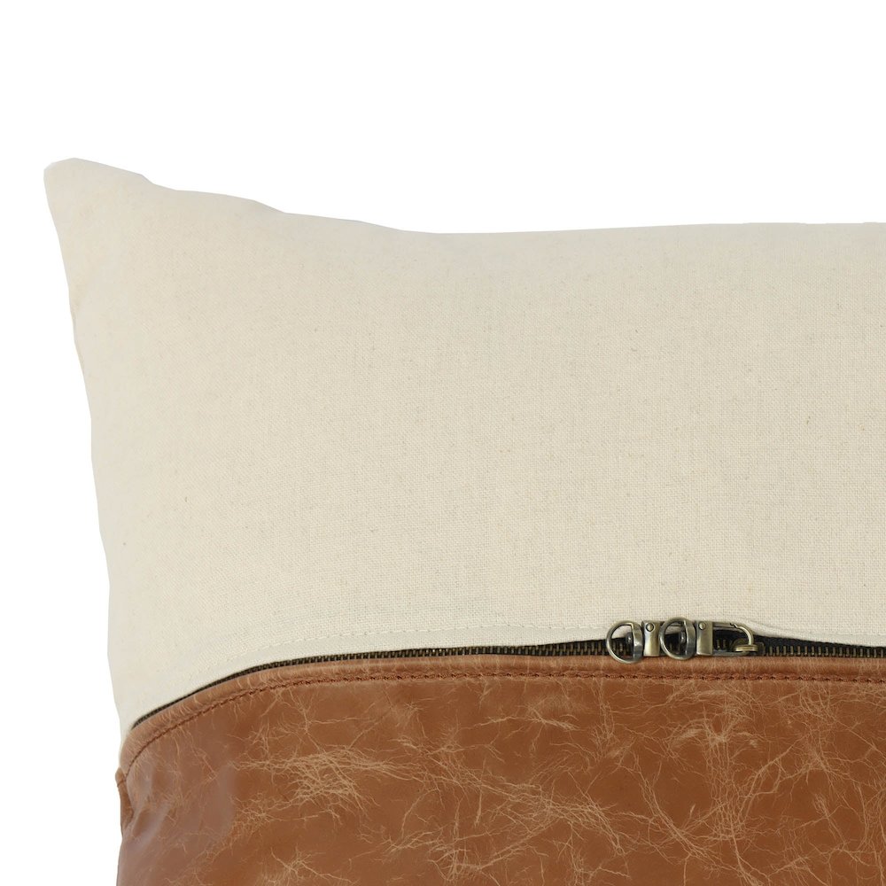 Two Tone Decorative Pillow. Picture 3