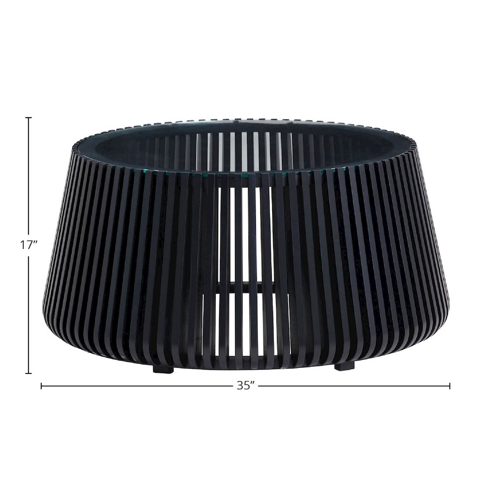 Bungalow Coffee Table - Black. Picture 3
