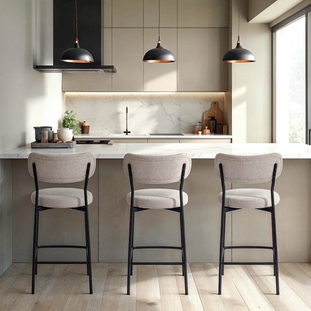Kai Counter Stool - Bone White. Picture 2