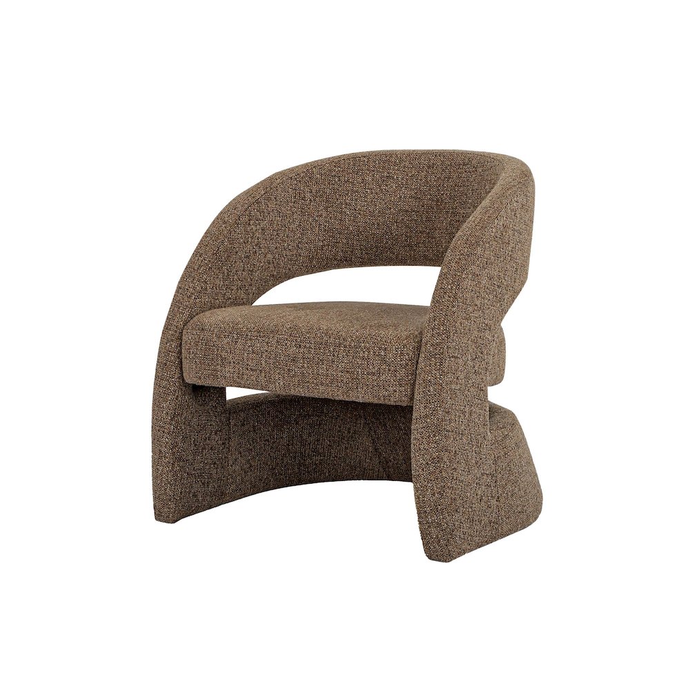 Virgo Club Chair - Chocolate. Picture 1