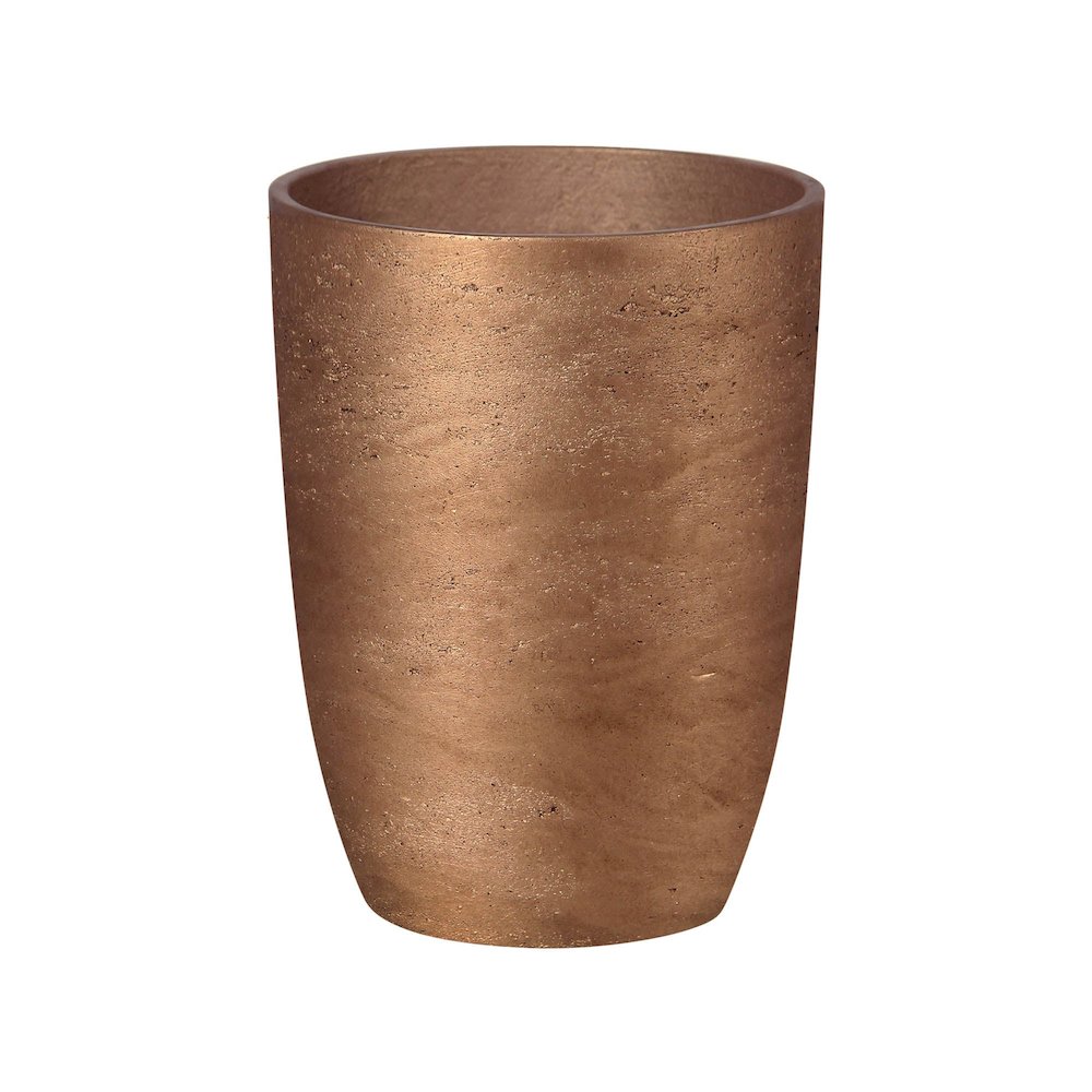 Mineral Small Tapered Vase - Metallic Bronze. Picture 1