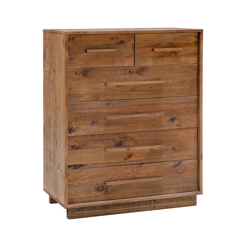 Nevada 6 Drawer Chest - Dark Driftwood. Picture 1