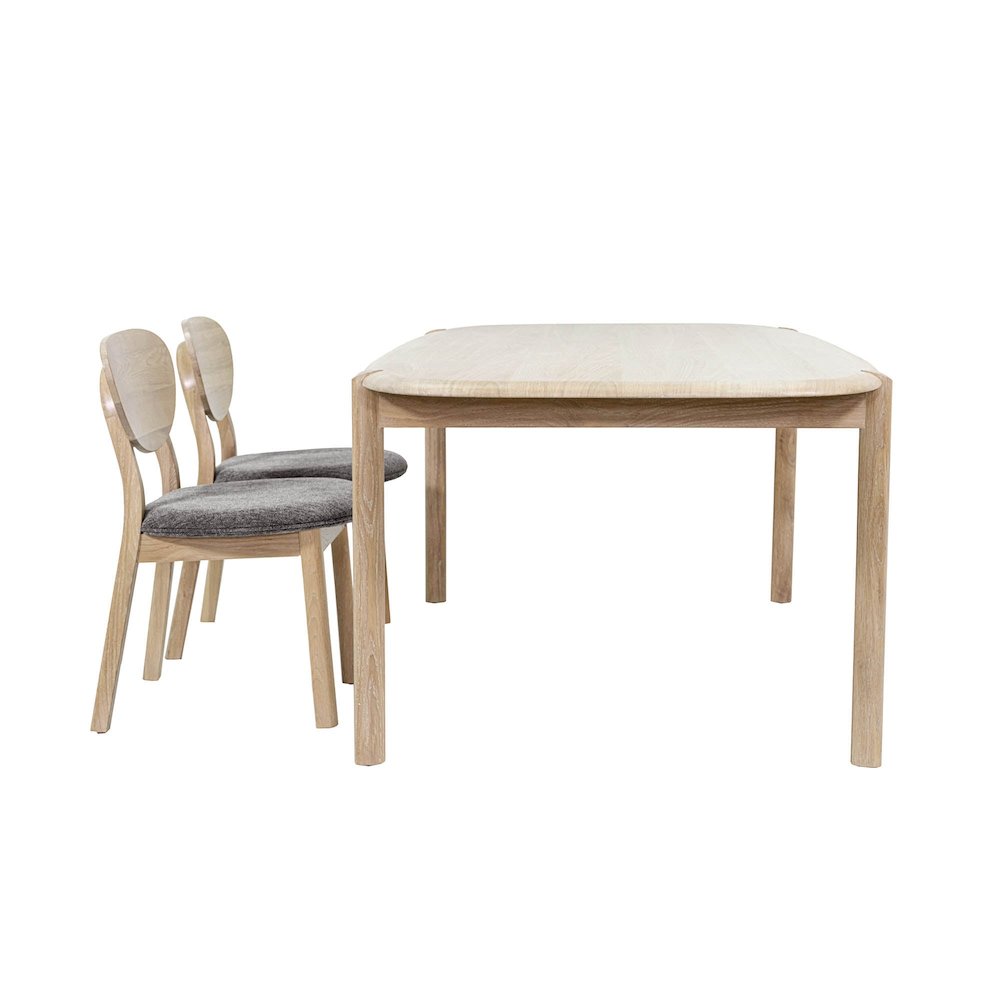 Runway Large Dining Table 82" - Light Oak. Picture 12