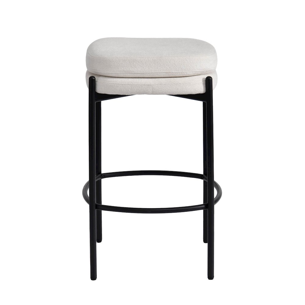 Nina Counter Stool - Oatmeal. Picture 5