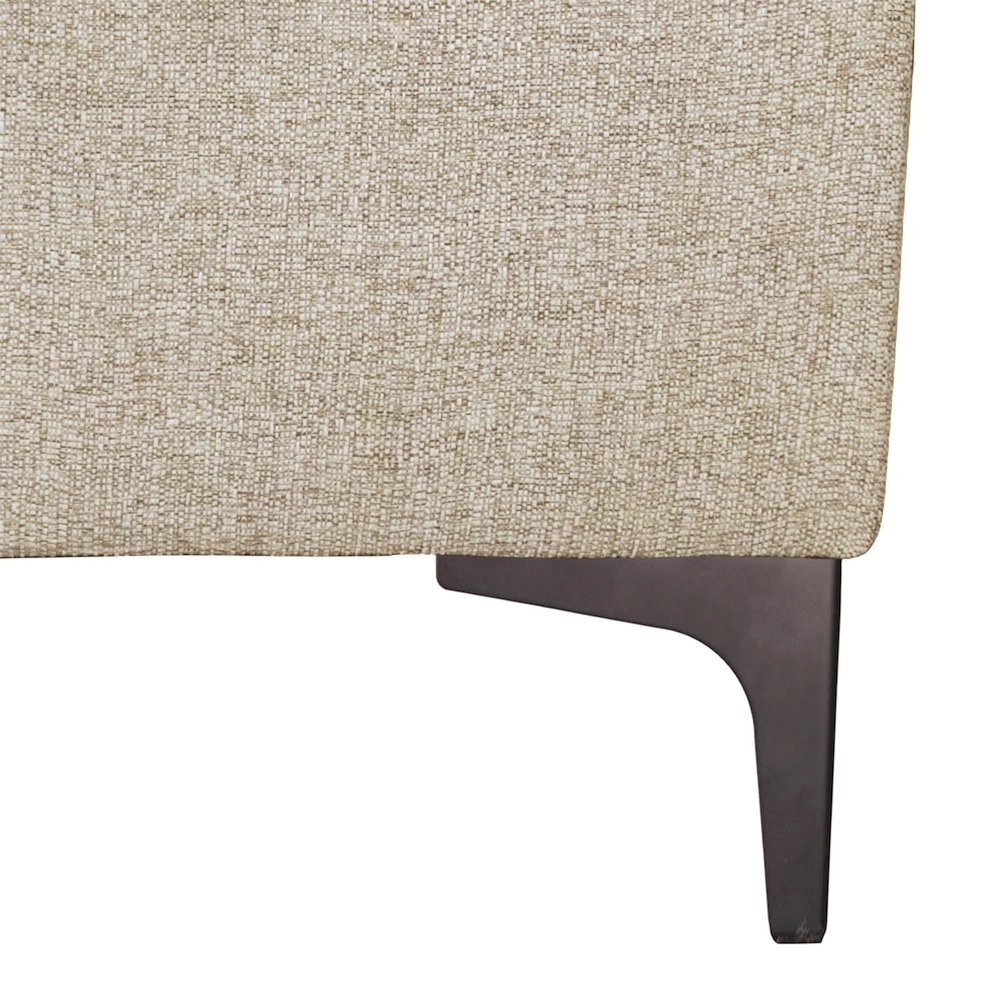 Reece Storage Ottoman - Tan. Picture 5