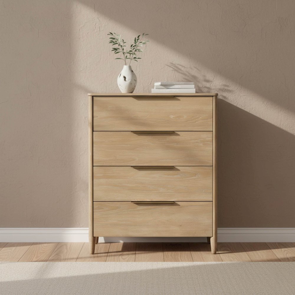 Kamelia 4 Drawer Chest - Sand. Picture 2
