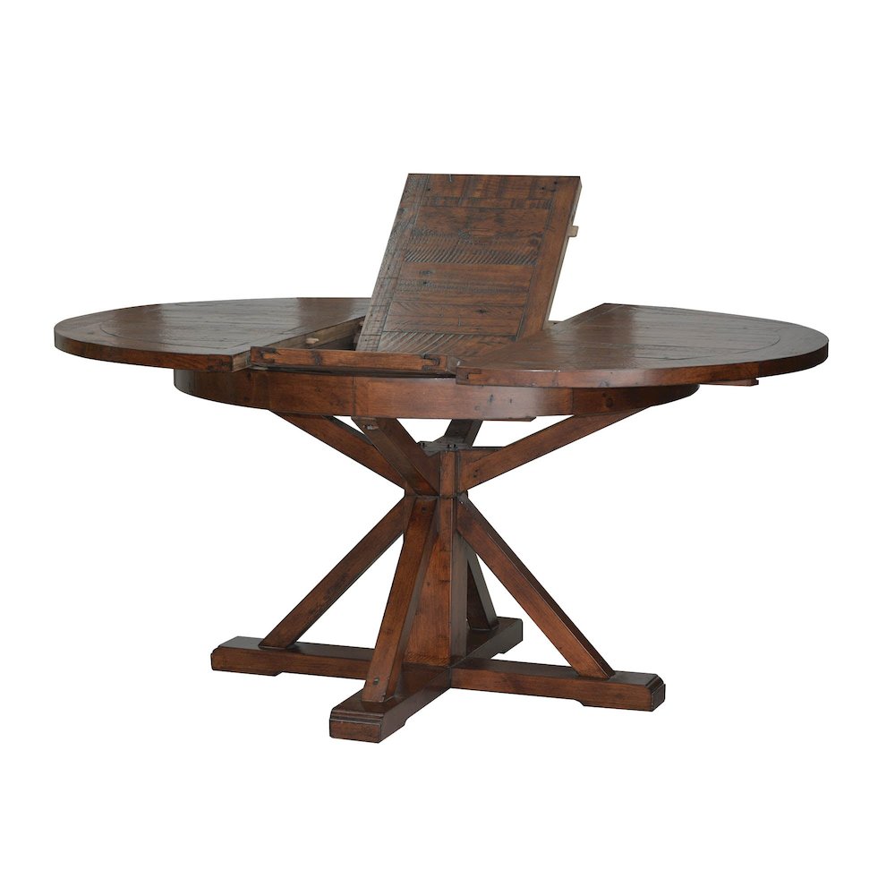 Irish Coast Round 47/63" Extension Dining Table - African Dusk. Picture 4