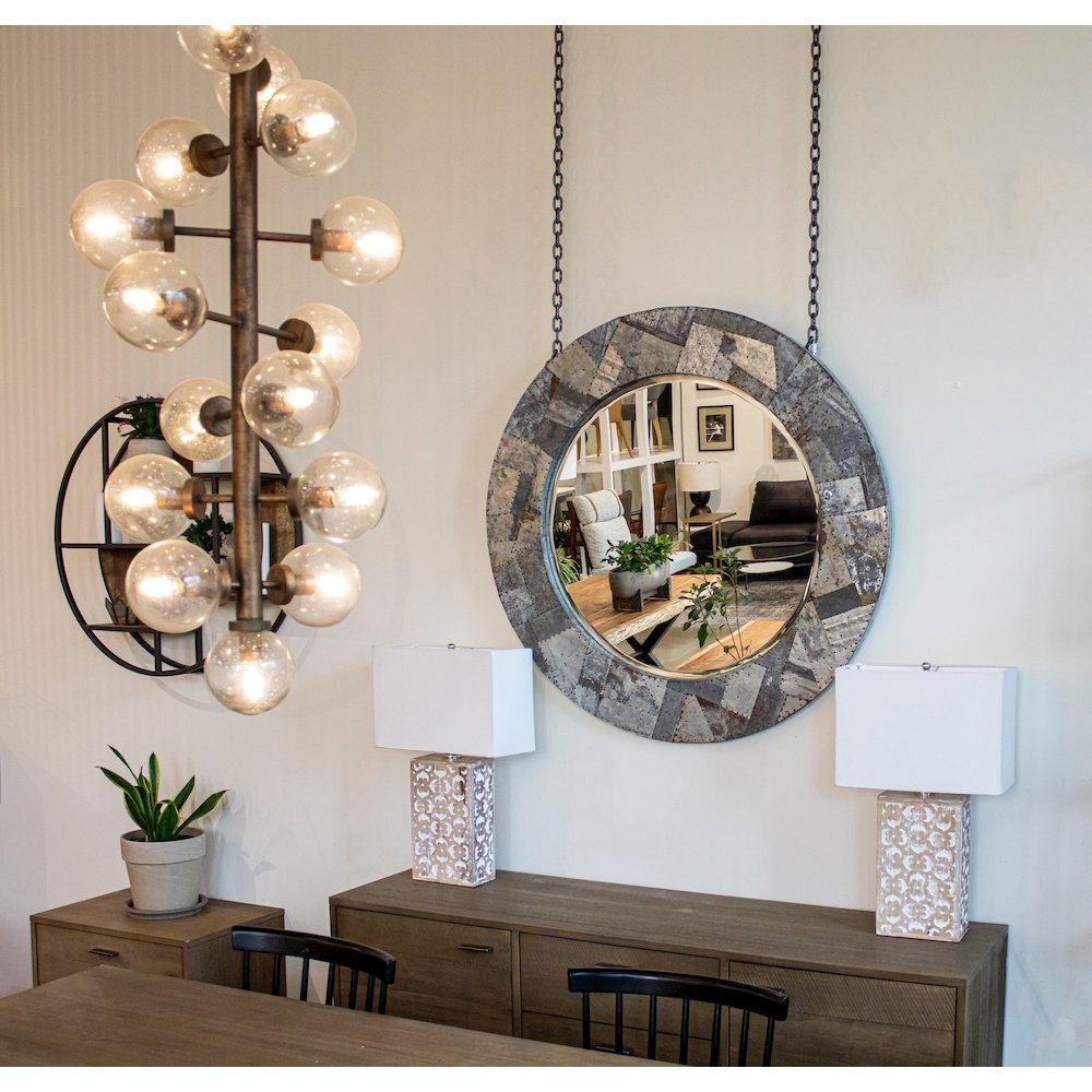 Arcadia Round Mirror 42". Picture 2