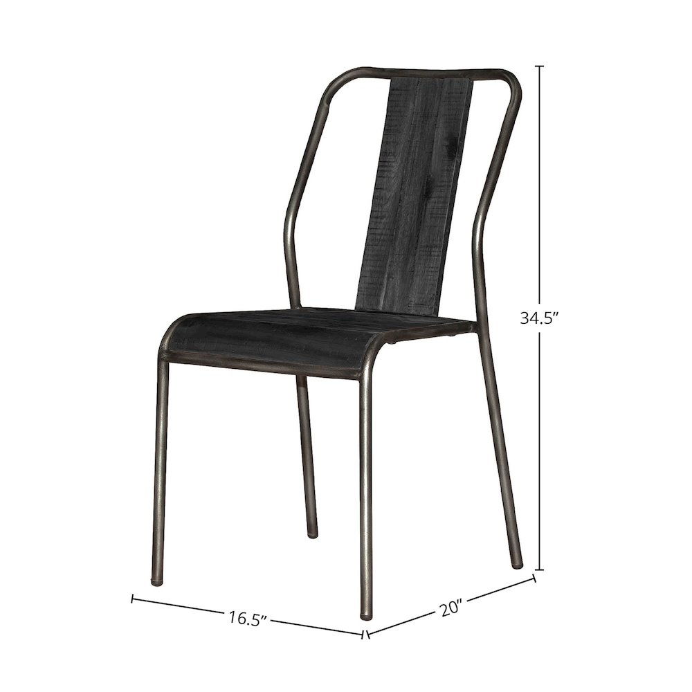 Vintage Chair - Black. Picture 3