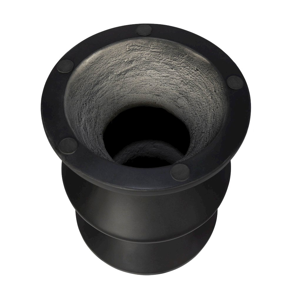 Concrete Inverted Side Table - Black. Picture 7