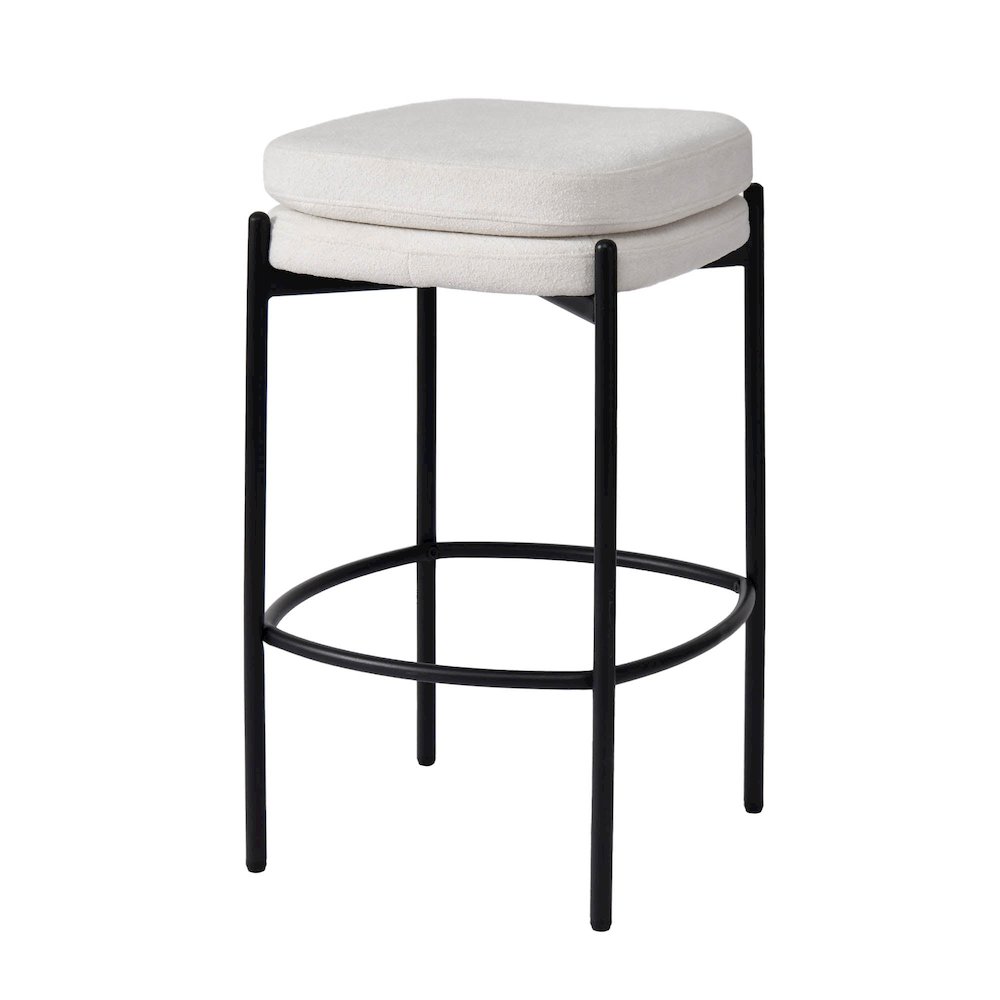 Nina Counter Stool - Oatmeal. Picture 1