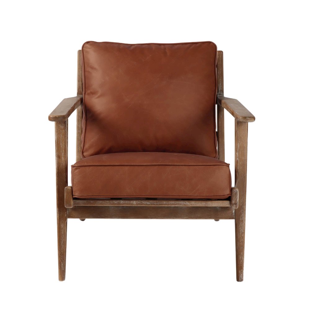 Junior Arm Chair - Saddle Brown. Picture 5