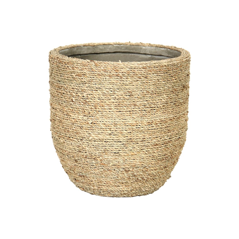Nature Grass and Concrete Pot. Picture 1
