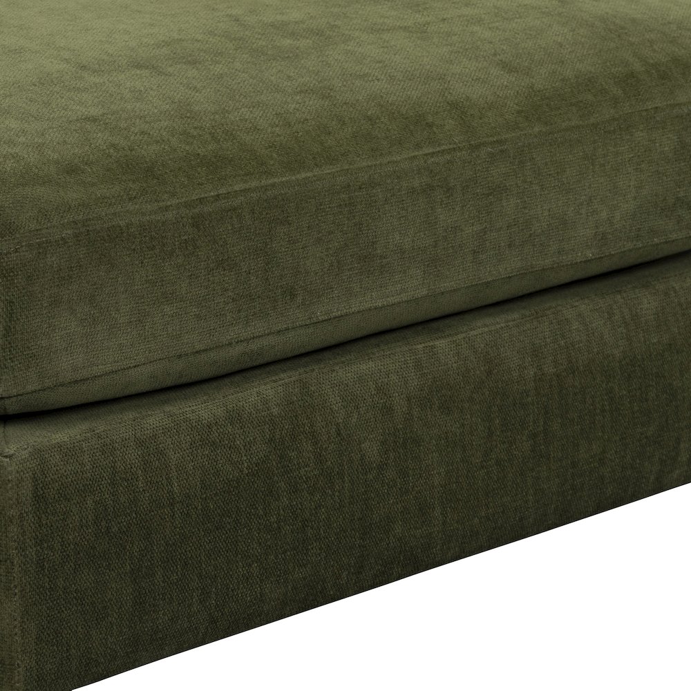 Gemma Ottoman - Olive. Picture 5