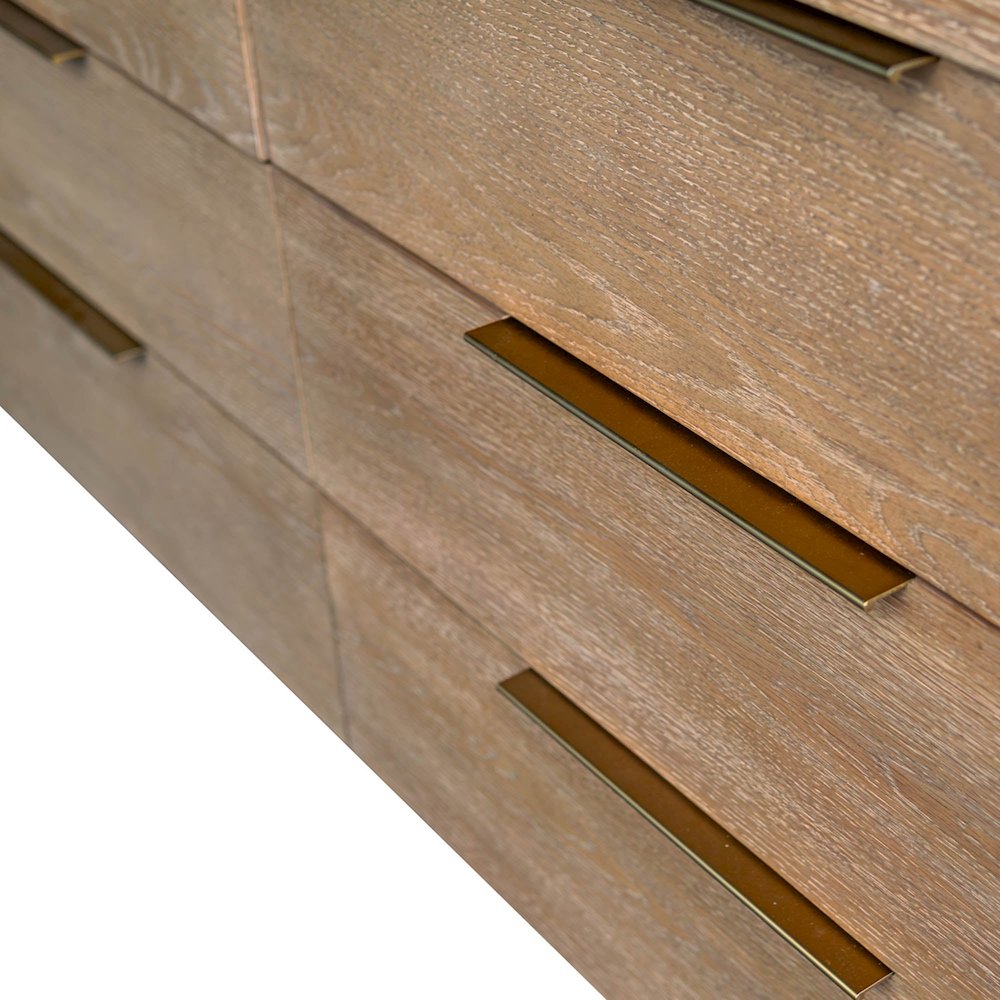 Kamelia 6 Drawer Dresser - Sand. Picture 7