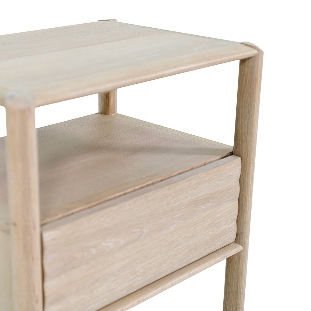 Runway Nightstand - Light Oak. Picture 10