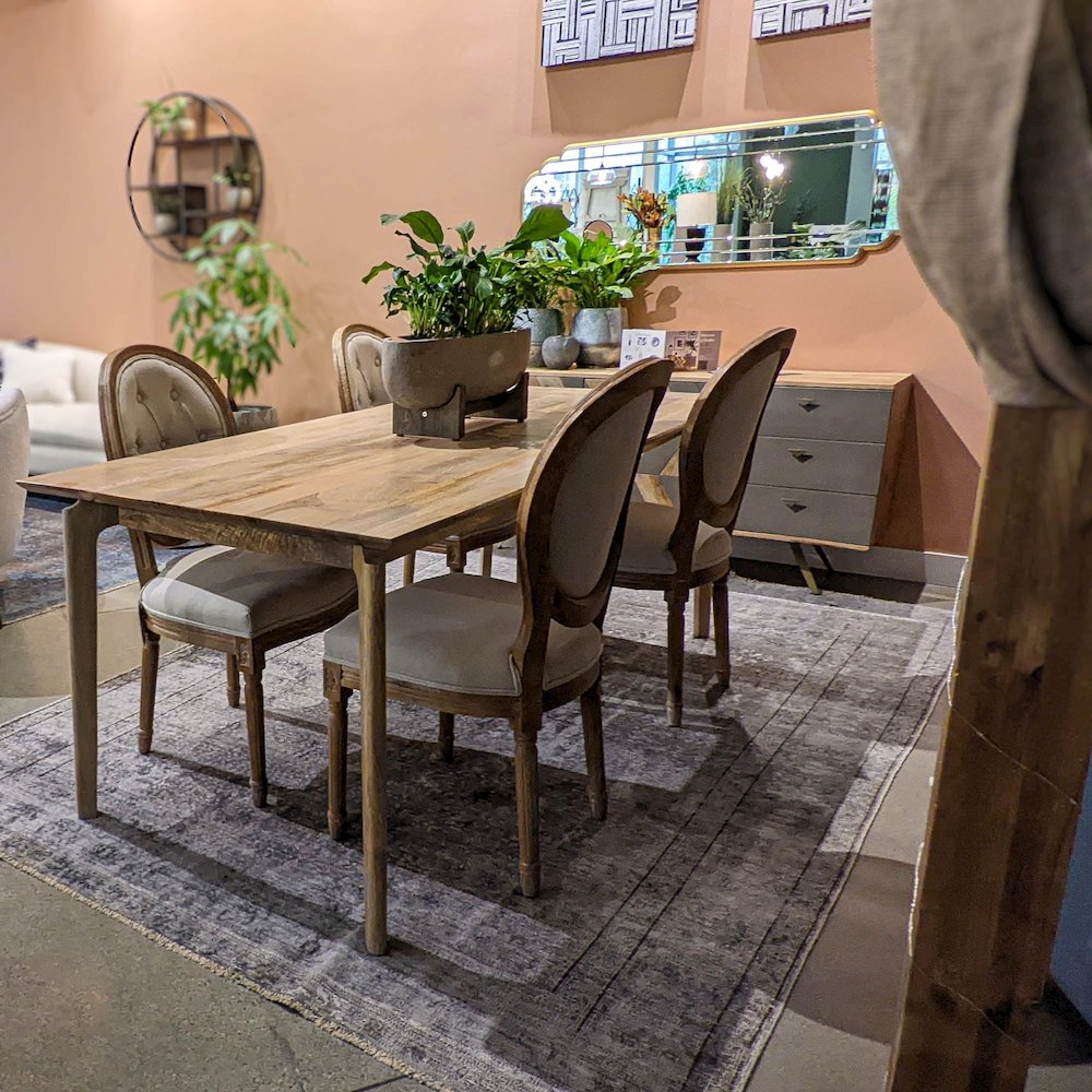 Kenzo Dining Table Small 60” – Natural. Picture 11