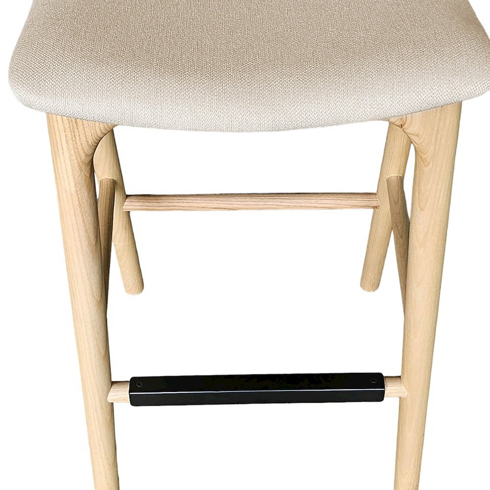 Rotondo Counter Stool - Natural Frame. Picture 11