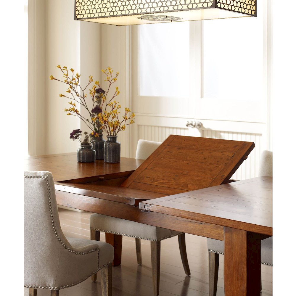 Irish Coast Regular Extension Dining Table (55"/71") - African Dusk. Picture 6