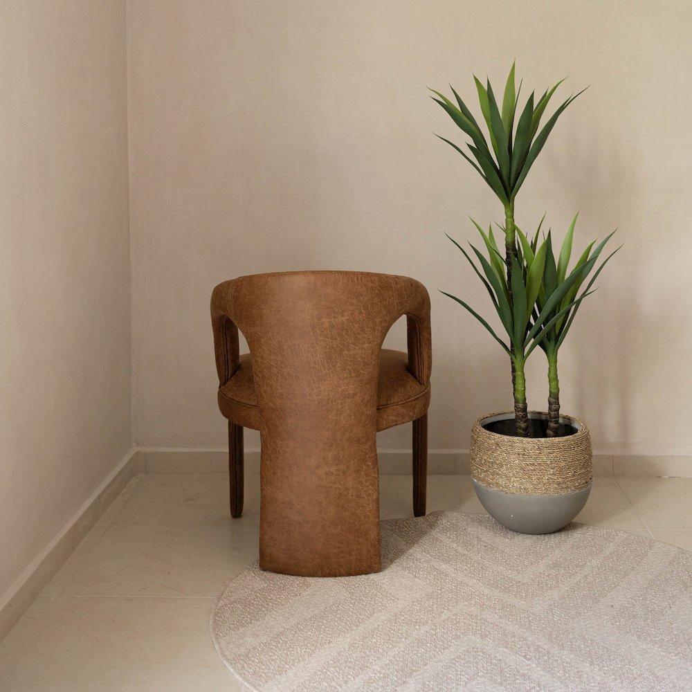 Naomi Dining Chair - Cognac. Picture 12