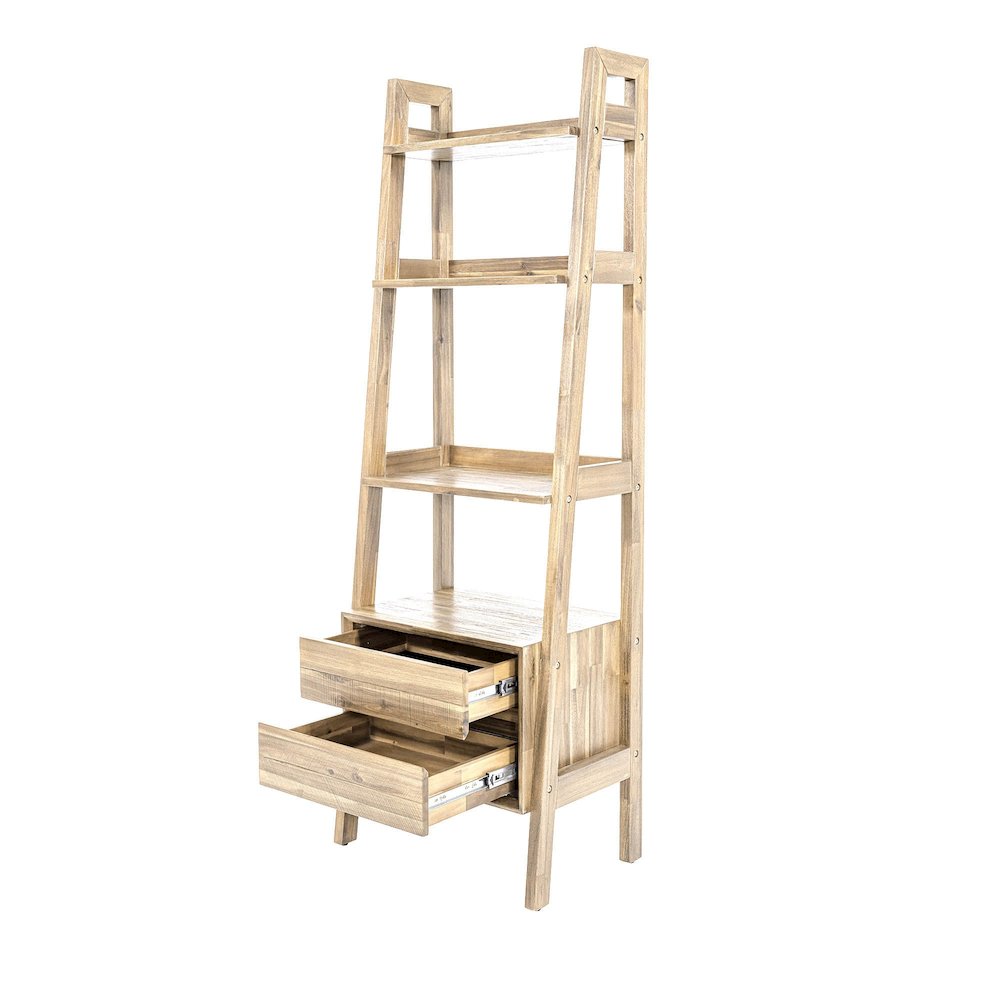 Gia Modular Bookcase - Light Driftwood. Picture 7
