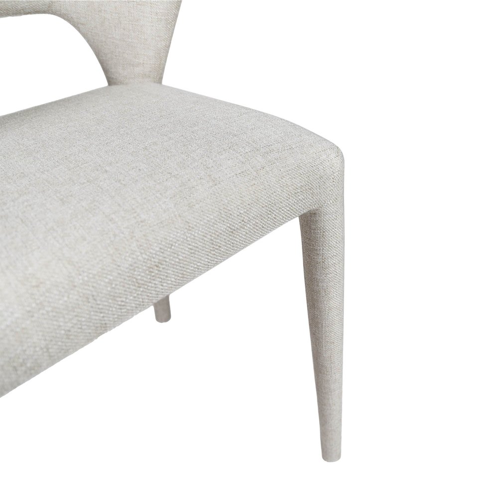 Dakota Dining Chair - Vanilla Tweed. Picture 10