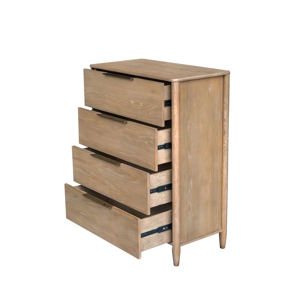 Kamelia 4 Drawer Chest - Sand. Picture 6