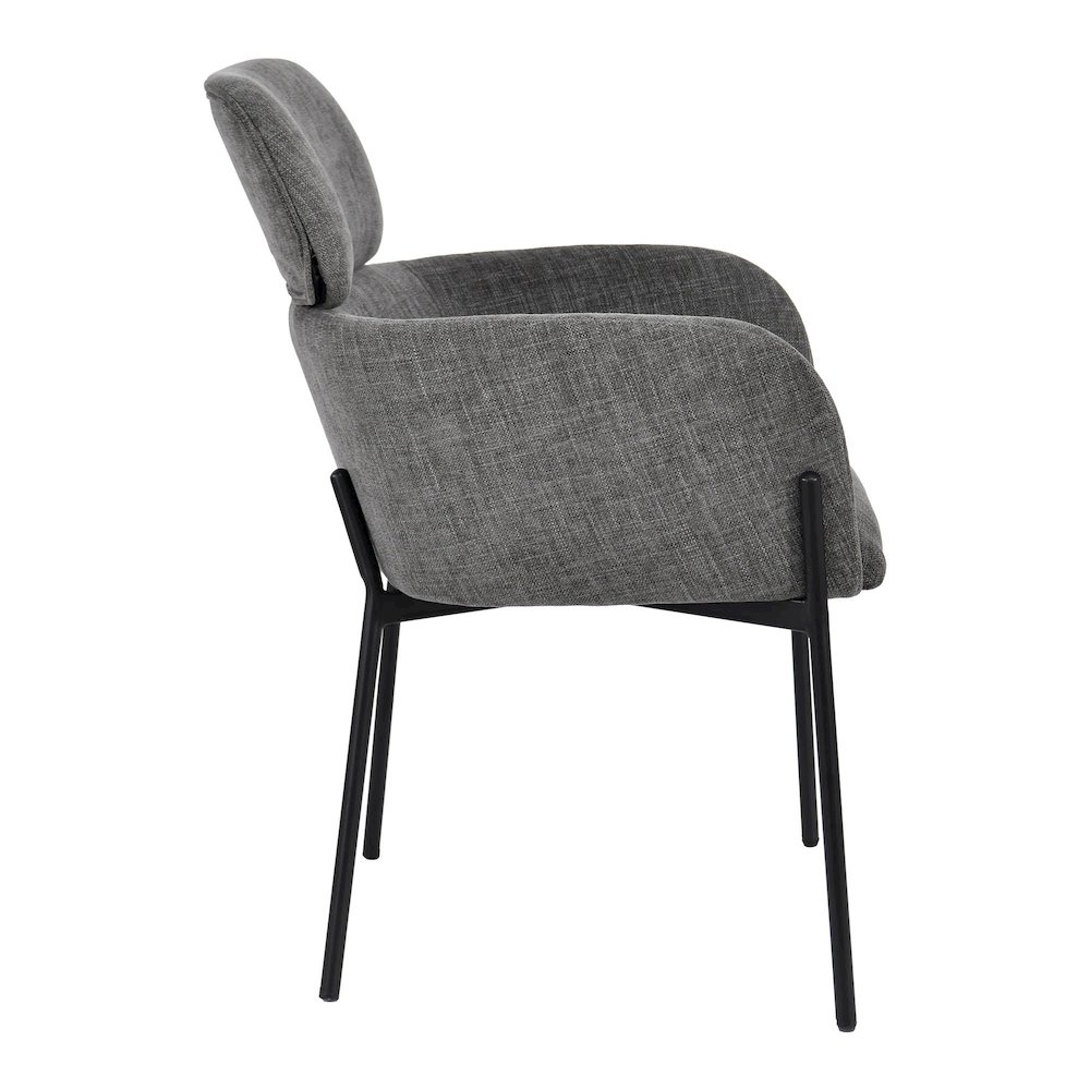 Allegra Dining Chair - Graphite. Picture 8