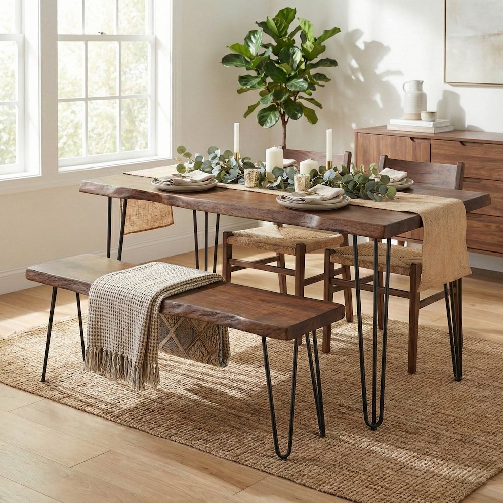 Organic Bench - Matte Brown. Picture 2