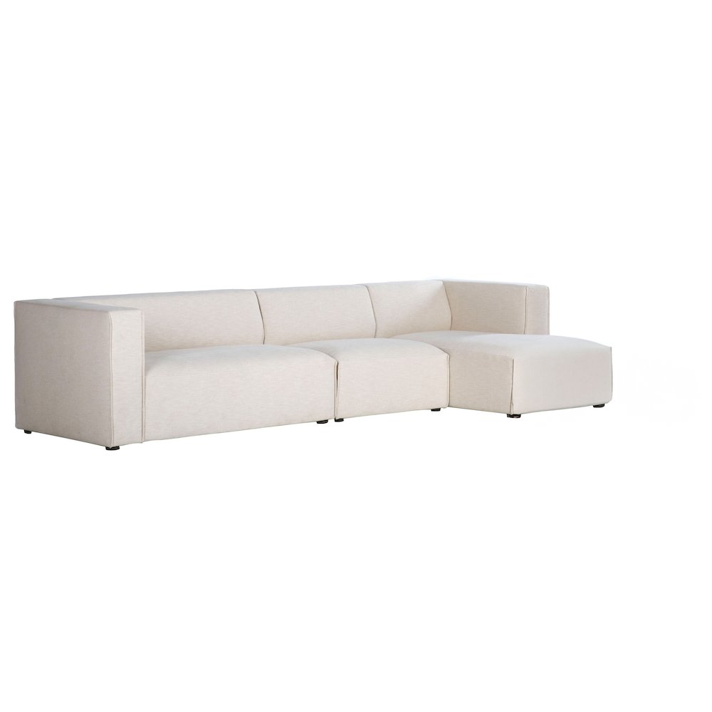 Premium Left Modular Sectional with Ottoman. Picture 6