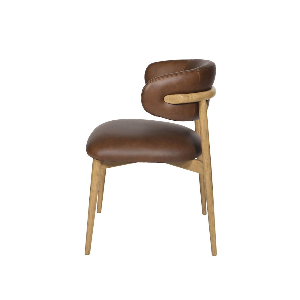 Milo Dining Chair - Mocha. Picture 5