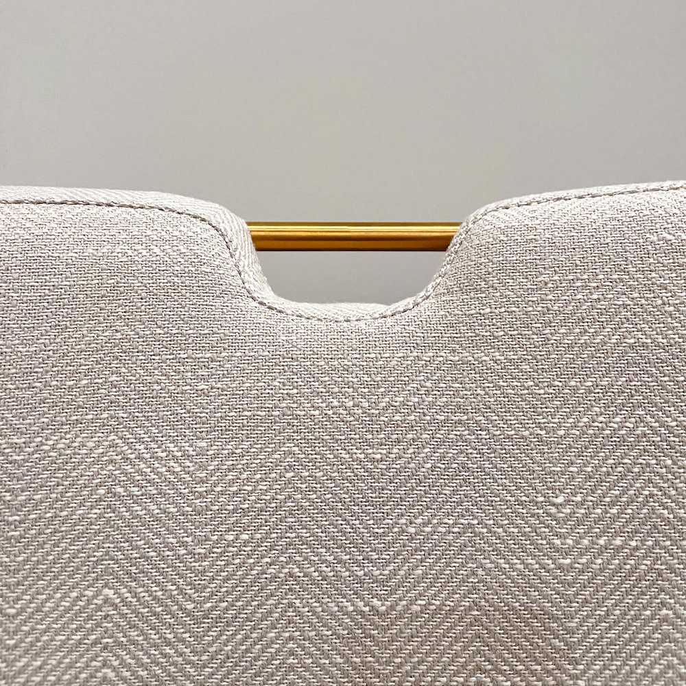 Luella Dining Chair - Sandy Beige/Cool Brown Legs. Picture 10