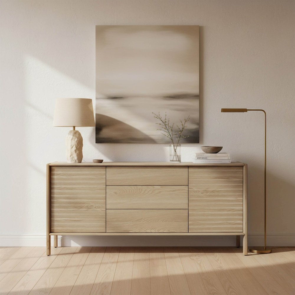 Runway Sideboard - Light Oak. Picture 2