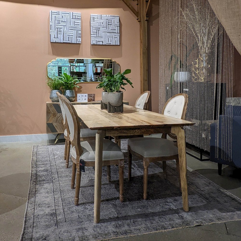 Kenzo Dining Table Small 60” – Natural. Picture 10