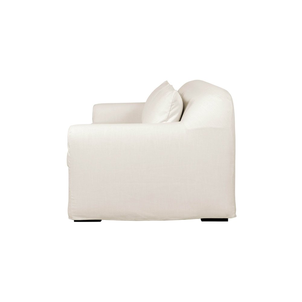 Harper Slipcover Sofa - Linen Ivory. Picture 4