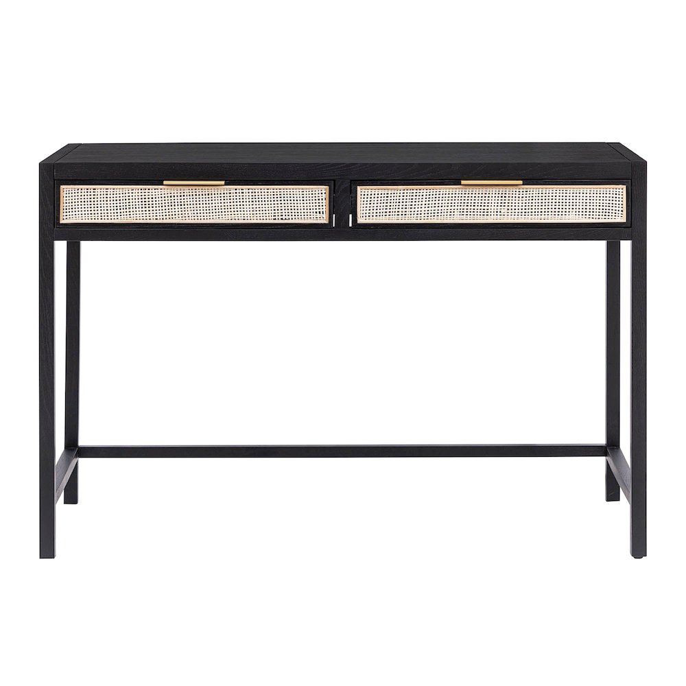 Rattan Desk - Ebony. Picture 5